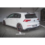 Maxton Design Heck Ansatz Flaps Diffusor +Flaps für V.2 / V2 Volkswagen Golf 8 GTI