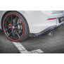 Maxton Design Heck Ansatz Flaps Diffusor +Flaps für V.2 / V2 Volkswagen Golf 8 GTI