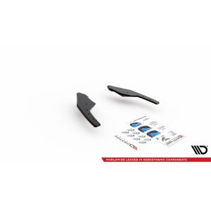 Maxton Design Robuste Racing Heck Ansatz Flaps Diffusor für Volkswagen Golf 8 GTI