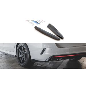 Maxton Design Heck Ansatz Flaps Diffusor V.3 / V3 für Skoda Octavia RS Mk4 schwarz Hochglanz