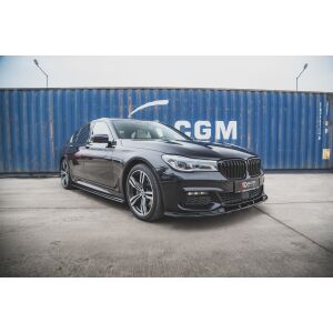 Maxton Design Front Ansatz V.2 / V2 für BMW 7 M-Paket G11 schwarz Hochglanz