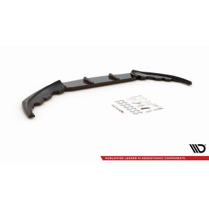 Maxton Design Front Ansatz V.2 / V2 für BMW 7 M-Paket G11 schwarz Hochglanz