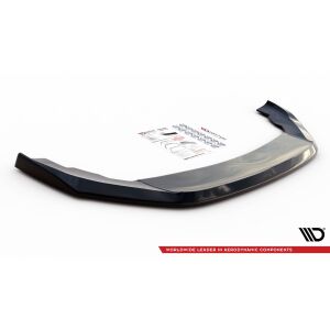 Maxton Design Front Ansatz V.3 / V3 für Seat Leon FR Mk4 schwarz Hochglanz