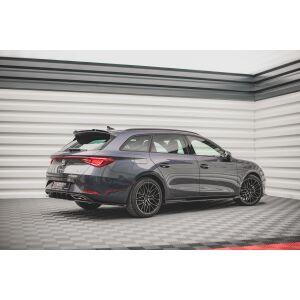 Maxton Design Seitenschweller Ansatz für V.2 / V2 für Seat Leon FR Mk4 / Cupra Leon  schwarz Hochglanz