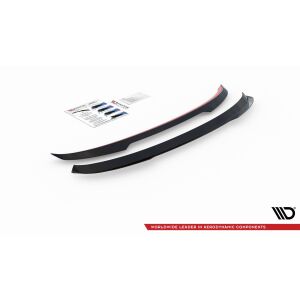 Maxton Design Spoiler CAP für Seat Leon FR ST Mk4 schwarz Hochglanz