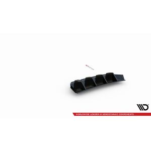Maxton Design Heckdiffusor Ansatz für Seat Leon FR ST Mk4 schwarz Hochglanz