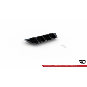 Maxton Design Heckdiffusor Ansatz für Seat Leon FR ST Mk4 schwarz Hochglanz