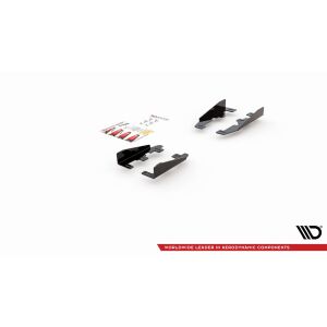 Maxton Design Side Flaps BMW 1er F20 M135i / M140i / M-Paket schwarz Hochglanz