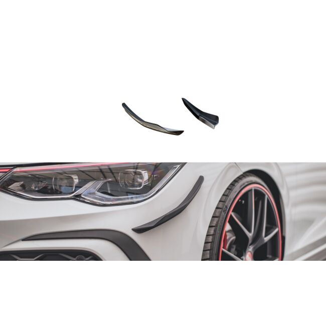 Maxton Design Stoßstangenflügel vorne (Canards) Volkswagen Golf 8 GTI