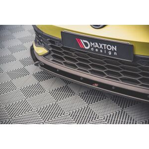 Maxton Design Front Ansatz +Flaps für V.1 / V1 Volkswagen Golf 8 GTI Clubsport