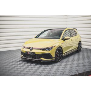 Maxton Design Front Ansatz V.2 / V2 für Volkswagen Golf 8 GTI Clubsport schwarz Hochglanz