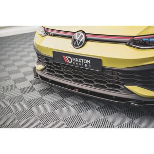 Maxton Design Front Ansatz V.2 / V2 für Volkswagen Golf 8 GTI Clubsport schwarz Hochglanz