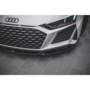 Maxton Design Front Ansatz V.1 / V1 für Audi R8 Mk2 Facelift schwarz Hochglanz