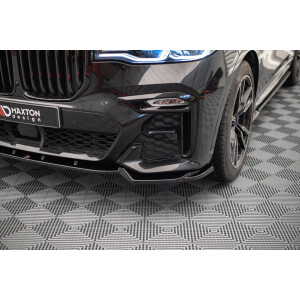 Maxton Design Front Ansatz V.2 / V2 für BMW X7 M G07 schwarz Hochglanz