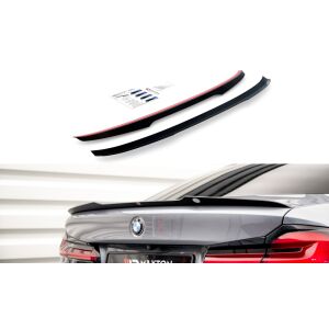 Maxton Design Spoiler CAP für BMW 5er G30 Facelift M-Paket schwarz Hochglanz