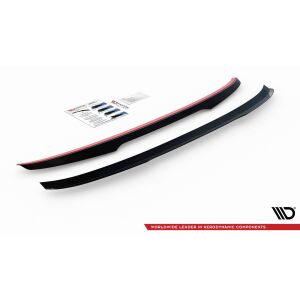 Maxton Design Spoiler CAP für BMW 5er G30 Facelift M-Paket schwarz Hochglanz