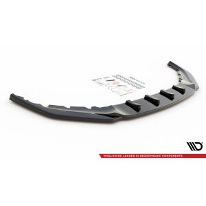 Maxton Design Front Ansatz V.2 / V2 für BMW 5er G30 Facelift M-Paket schwarz Hochglanz