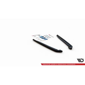 Maxton Design Heck Ansatz Flaps Diffusor für BMW 5er G30 Facelift M-Paket schwarz Hochglanz