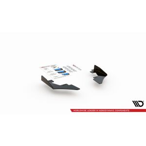 Maxton Design Hintere Seiten Flaps für Volkswagen Golf 8 GTI Clubsport schwarz Hochglanz