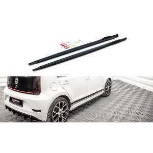 Maxton Design Seitenschweller Ansatz für Volkswagen Up GTI schwarz Hochglanz