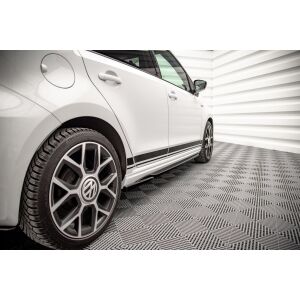 Maxton Design Seitenschweller Ansatz für Volkswagen Up GTI schwarz Hochglanz