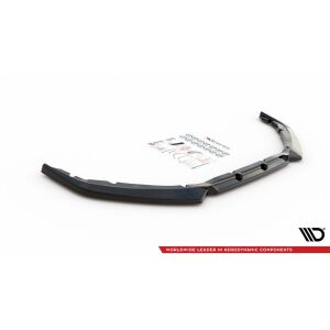 Maxton Design Front Ansatz V.1 / V1 für Peugeot 208 Mk2 schwarz Hochglanz
