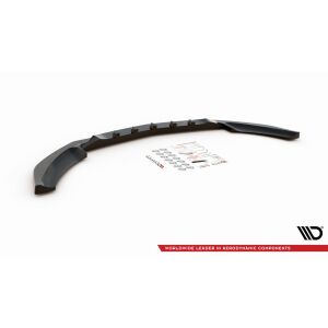 Maxton Design Front Ansatz für Mercedes-Benz C W205 schwarz Hochglanz