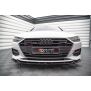 Maxton Design Front Ansatz V.1 / V1 für Audi A7 C8 schwarz Hochglanz