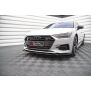 Maxton Design Front Ansatz V.2 / V2 für Audi A7 C8 schwarz Hochglanz