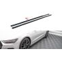 Maxton Design Seitenschweller Ansatz für Audi A7 C8 schwarz Hochglanz