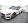 Maxton Design Seitenschweller Ansatz für Audi A7 C8 schwarz Hochglanz