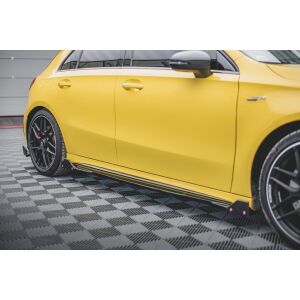 Maxton Design Seitenschweller Ansatz für + Flaps V.2 / V2 für Mercedes-AMG A45 S