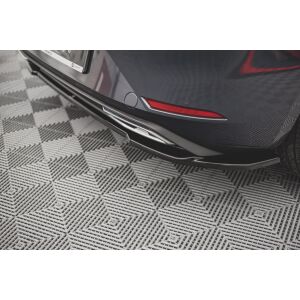 Maxton Design Mittlerer Heckdiffusor Ansatz für Seat Leon FR Hatchback Mk4 schwarz Hochglanz