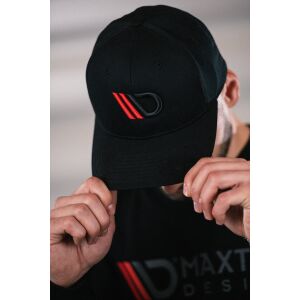 Maxton Design Cap Black/Red Logo