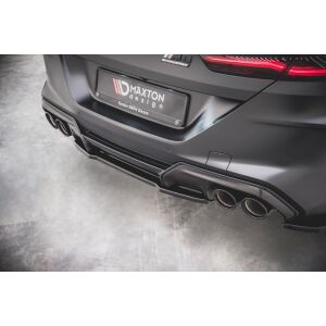 Maxton Design Mittlerer Heckdiffusor Ansatz für BMW M8  Gran Coupe F93 schwarz Hochglanz