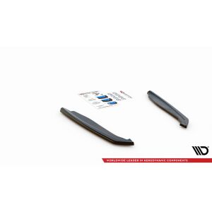 Maxton Design Heck Ansatz Flaps Diffusor V.2 / V2 für BMW M8 Gran Coupe F93 schwarz Hochglanz