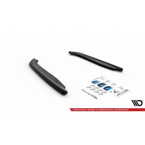 Maxton Design Heck Ansatz Flaps Diffusor V.2 / V2 für BMW M8 Gran Coupe F93 schwarz Hochglanz