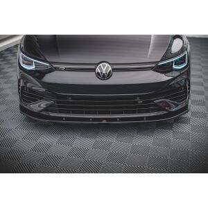 Maxton Design Front Ansatz V.1 / V1 für Volkswagen Golf R Mk8 schwarz Hochglanz