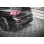 Maxton Design Mittlerer Heckdiffusor Ansatz für Volkswagen Golf R Mk8 schwarz Hochglanz