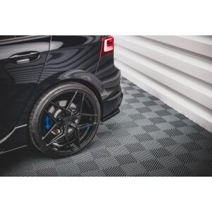Maxton Design Heck Ansatz Flaps Diffusor V.1 / V1 für Volkswagen Golf R Mk8 schwarz Hochglanz