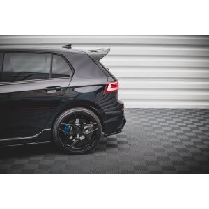 Maxton Design Heck Ansatz Flaps Diffusor V.1 / V1 für Volkswagen Golf R Mk8 schwarz Hochglanz