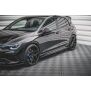 Maxton Design Seitenschweller Ansatz für V.1 / V1 für Volkswagen Golf R Mk8 schwarz Hochglanz