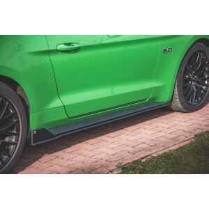 Maxton Design Street Pro Seitenschweller Ansatz für V.2 / V2 für Ford Mustang GT Mk6 Facelift