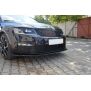 Maxton Design Front Ansatz V.1 / V1 für Skoda Octavia RS Mk3 schwarz Hochglanz