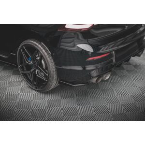 Maxton Design Heck Ansatz Flaps Diffusor V.2 / V2 für Volkswagen Golf R Mk8 schwarz Hochglanz