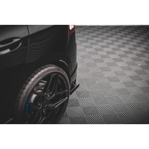 Maxton Design Heck Ansatz Flaps Diffusor V.2 / V2 für Volkswagen Golf R Mk8 schwarz Hochglanz