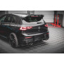 Maxton Design Heck Ansatz Flaps Diffusor V.2 / V2 für Volkswagen Golf R Mk8 schwarz Hochglanz
