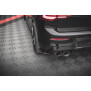 Maxton Design Heck Ansatz Flaps Diffusor V.2 / V2 für Volkswagen Golf R Mk8 schwarz Hochglanz