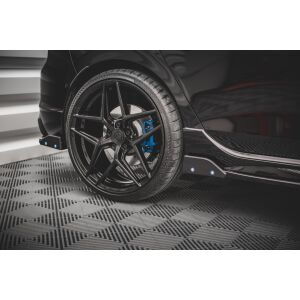 Maxton Design Heck Ansatz Flaps Diffusor +Flaps für V.2 / V2 Volkswagen Golf R Mk8