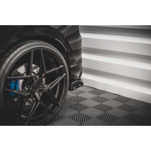 Maxton Design Heck Ansatz Flaps Diffusor +Flaps für V.2 / V2 Volkswagen Golf R Mk8